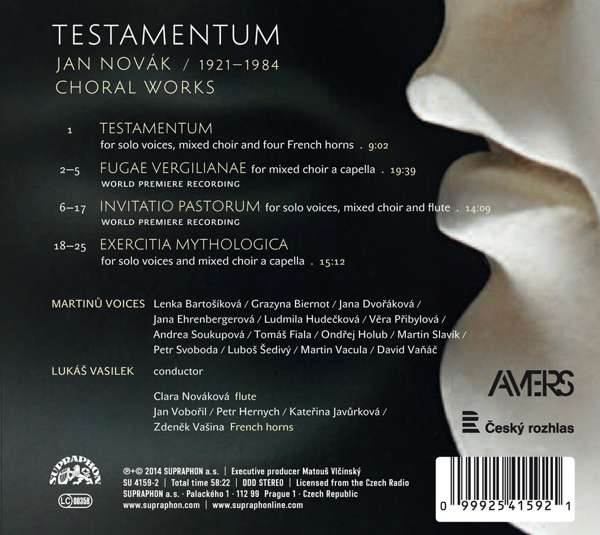 Testamentum - Novák, Jan: Choral Works - slide-1