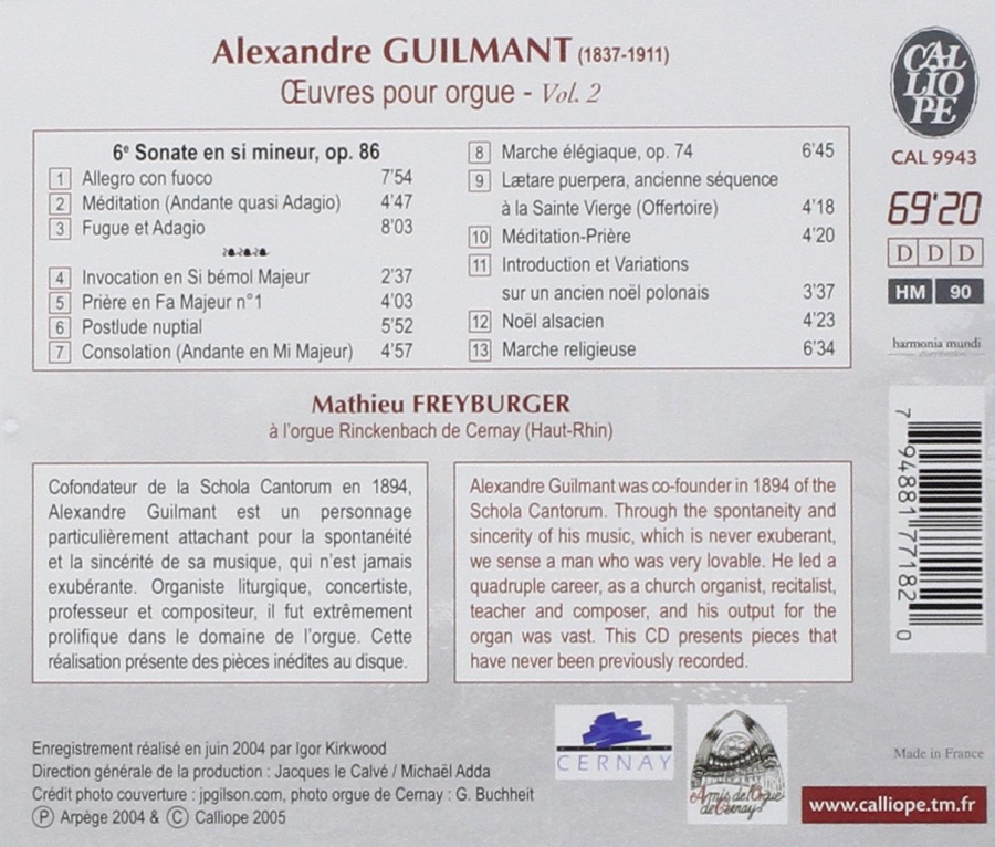 Guilmant: Oeuvres pour orgue vol. 2 - slide-1