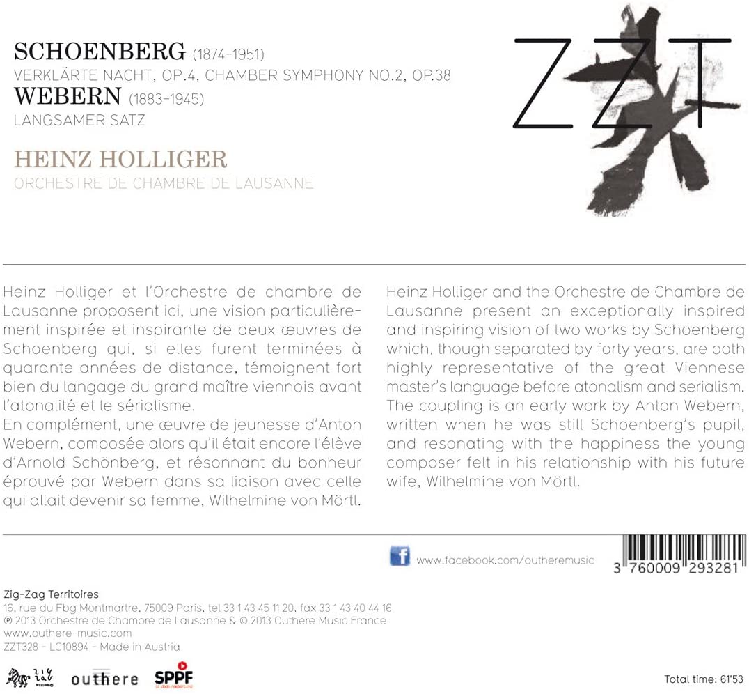 Schoenberg: Verklärte Nacht, Chamber Symphony No. 2 - slide-1