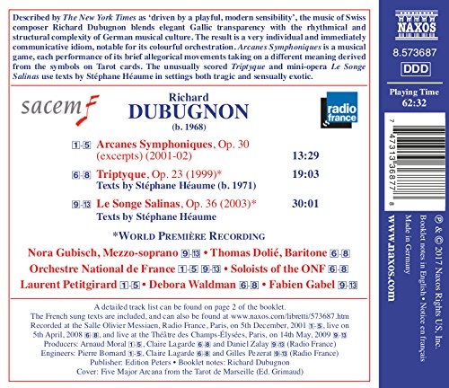Dubugnon, Richard: Arcanes Symphoniques; Triptyque - slide-1
