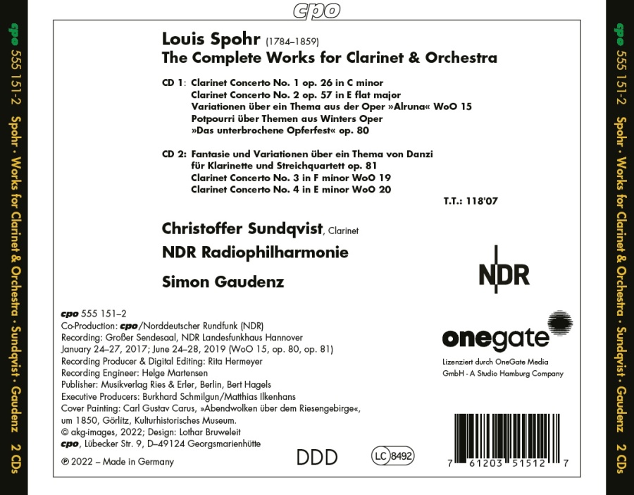 Spohr: The Complete Works for Clarinet & Orchestra - slide-1
