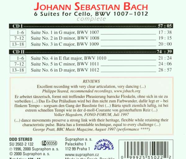 Bach: The Complete Cello Suites - slide-1