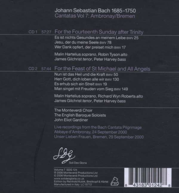 BACH J.S. - Cantatas Vol. 7 - slide-1