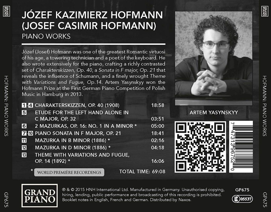 Hofmann: Piano Works - slide-1