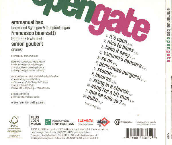 Bex/Bearzatti/Goubert: Opengate - slide-1