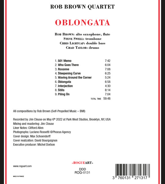 Rob Brown Quartet – Oblongata - slide-1