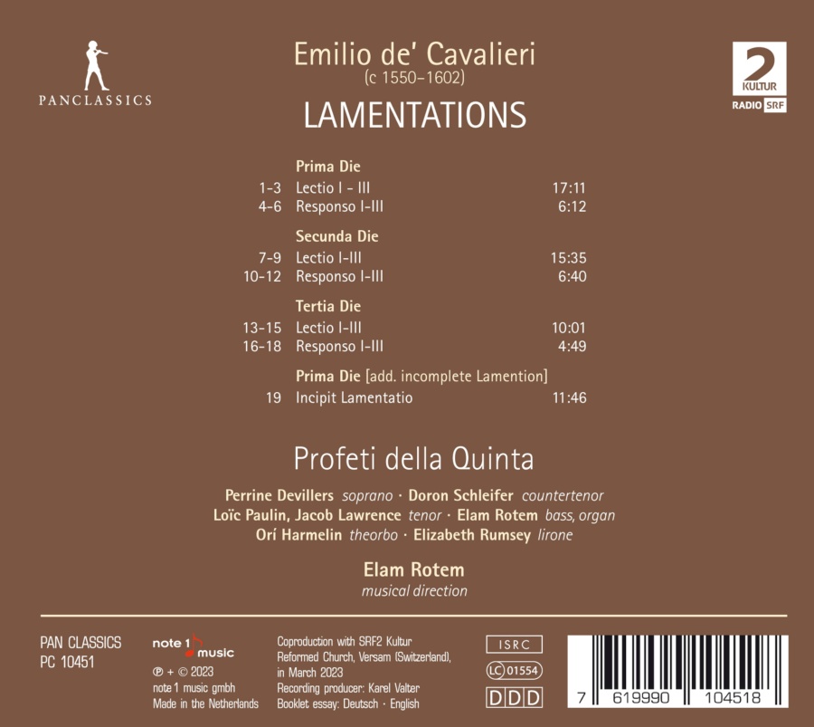 Cavalieri: Lamentations - slide-1
