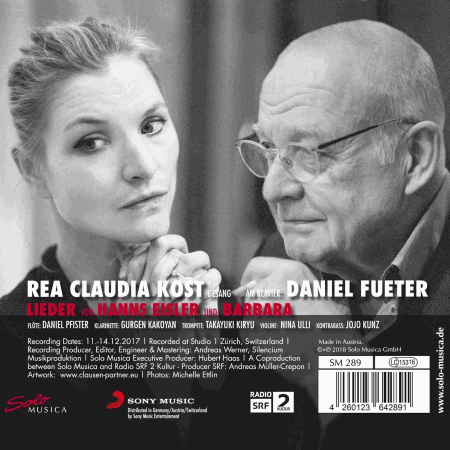 Rea Claudia Kost sings Hanns Eisler and Barbara - slide-1