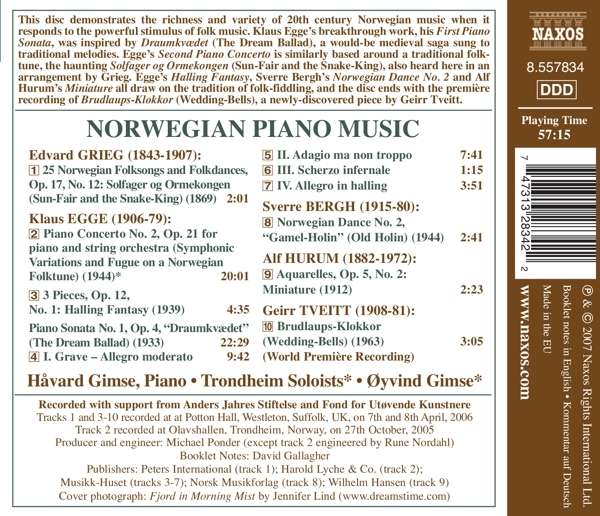 NORWEGIAN PIANO MUSIC - slide-1