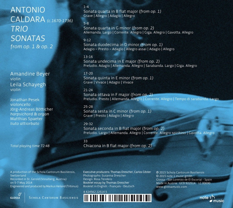 Caldara: Trio Sonatas - slide-1