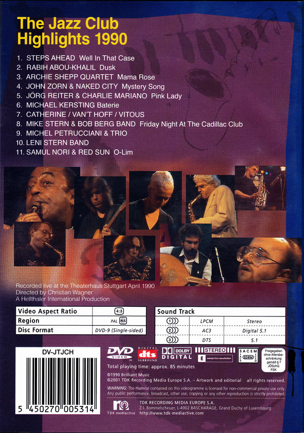 THE JAZZ CLUB HIGHLIGHTS 1990 - slide-1