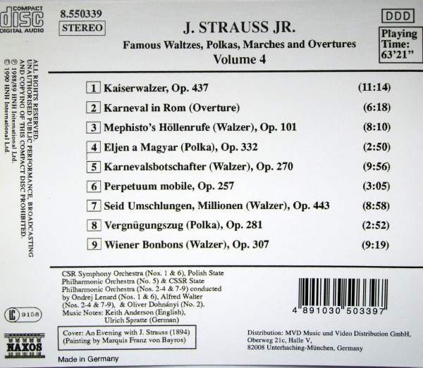 The Best of Johann.Strauss Jr. vol. 4 - slide-1