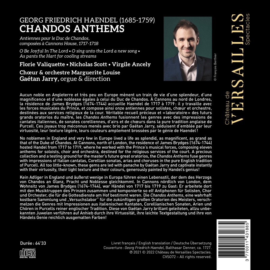 Handel: Chandos Anthems - slide-1