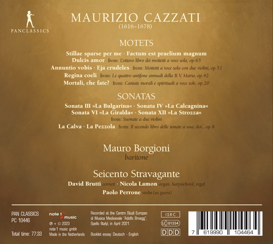 Cazzati: Motets & Sonatas - slide-1