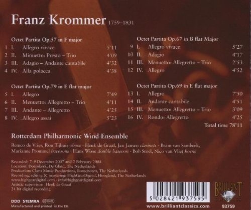 Krommer: Octet Partitas - slide-1