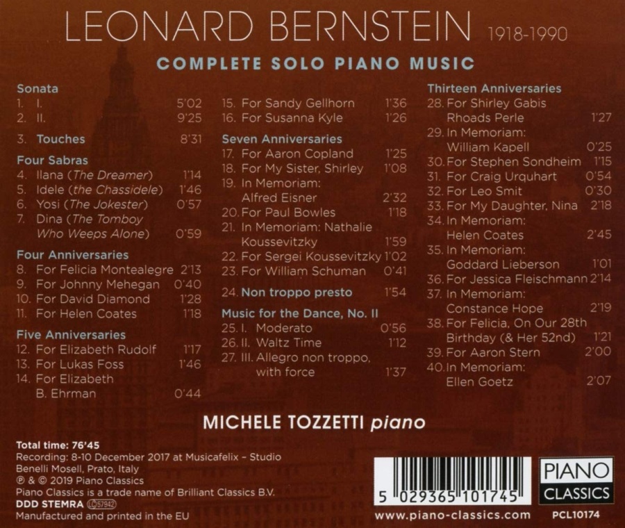 Bernstein: Complete Solo Piano Music - slide-1