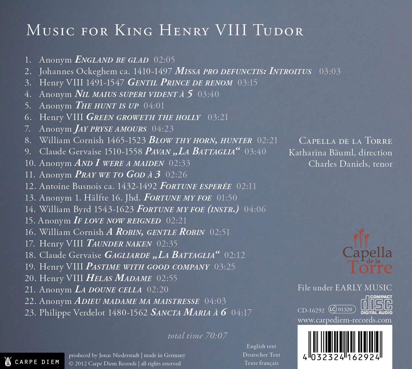 Harry Our King - Music for King Henry VIII Tudor - slide-1