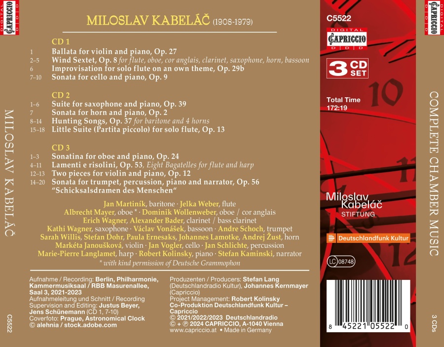 Kabelac: Complete Chamber Music - slide-1