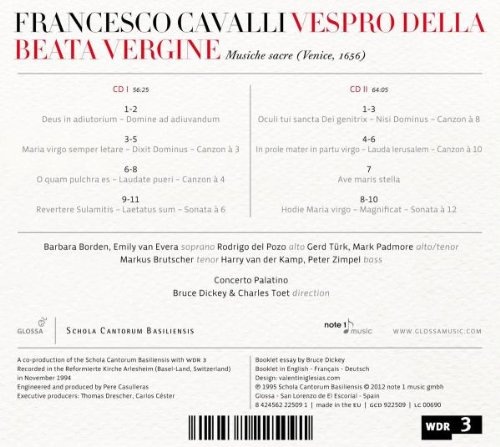 Cavalli: Vespro della Beata Vergine - slide-1