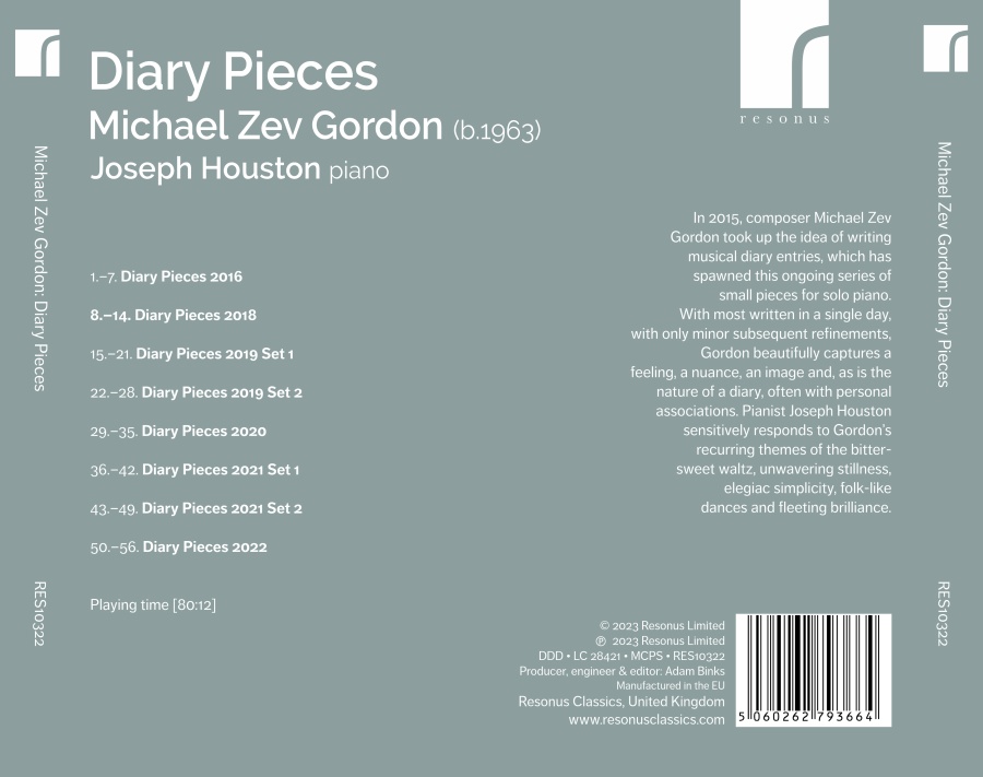 Gordon: Diary Pieces - slide-1