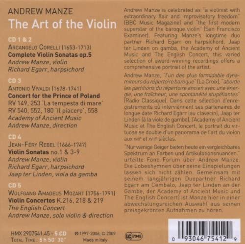 The Art of the Violin - Corelli/Mozart/Rebel/Vivaldi - slide-1