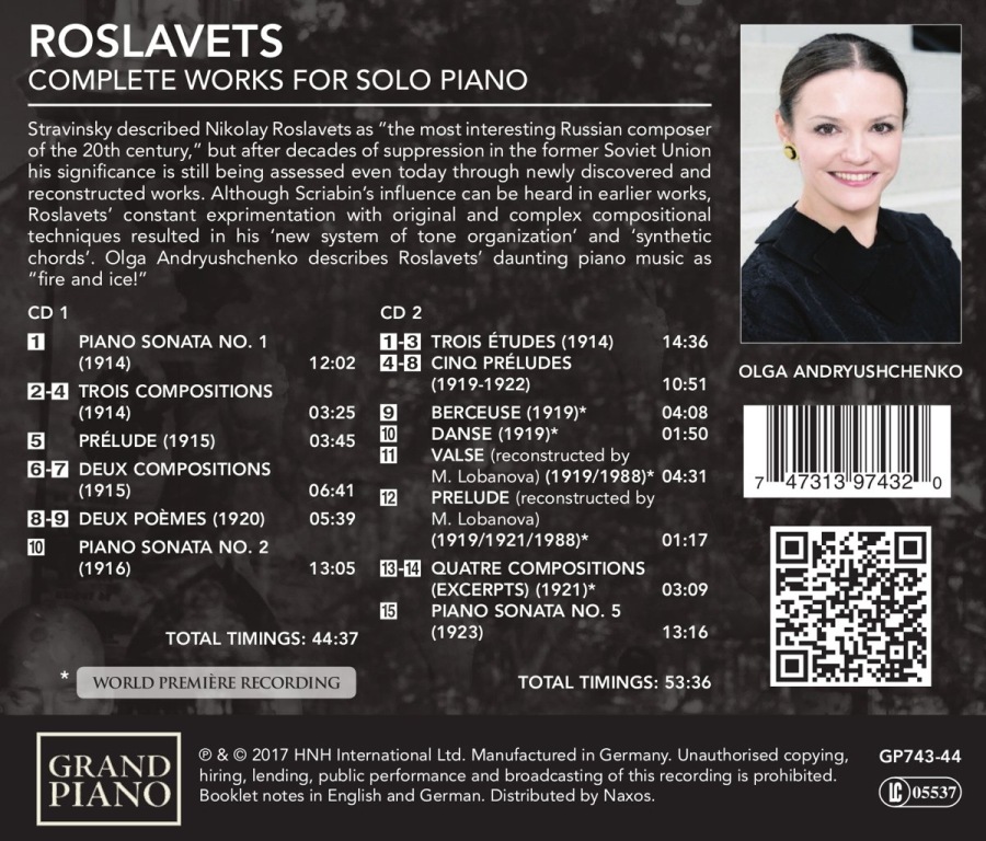 Roslavets: Complete Works for Solo Piano - slide-1