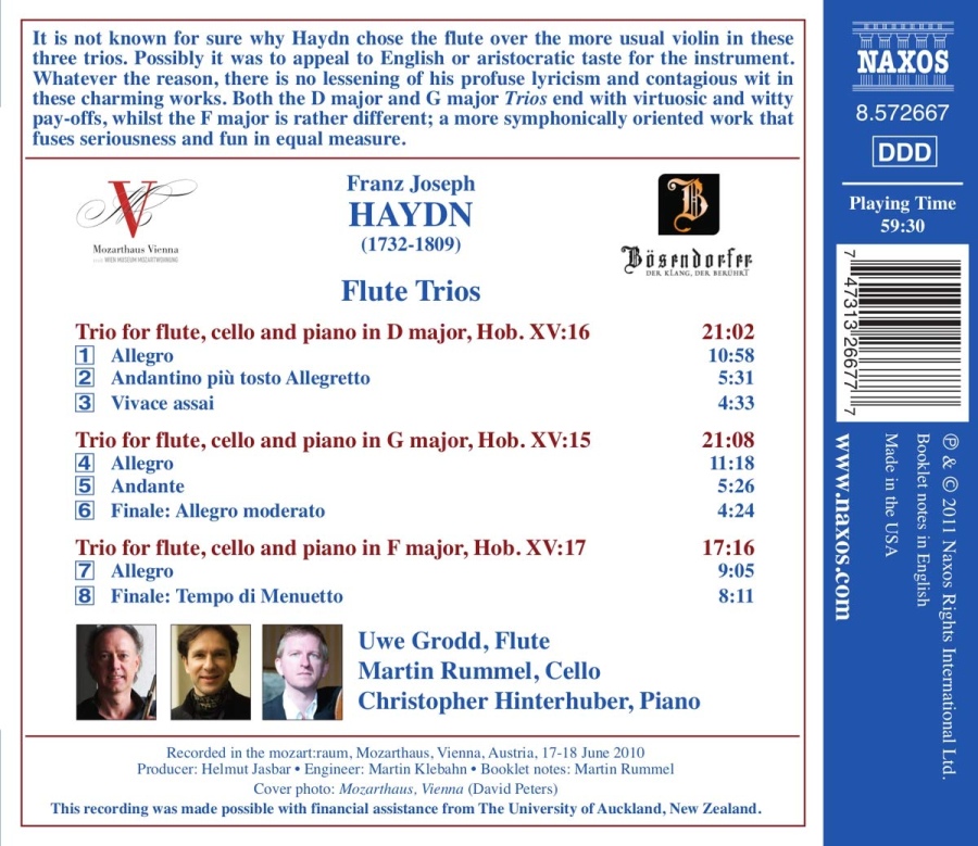 HAYDN: Flute Trios - slide-1
