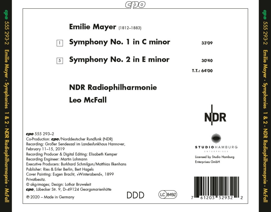 Mayer: Symphonies Nos. 1 & 2 - slide-1