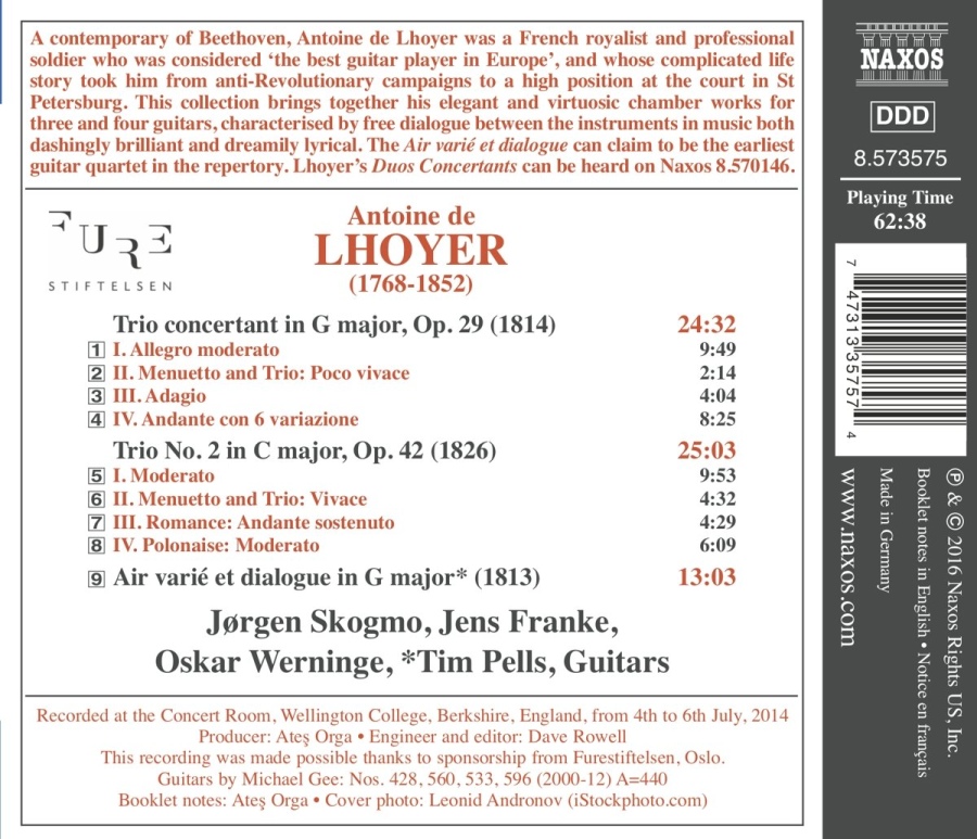Lhoyer: Complete Works for Guitar Trio and Quartet - slide-1