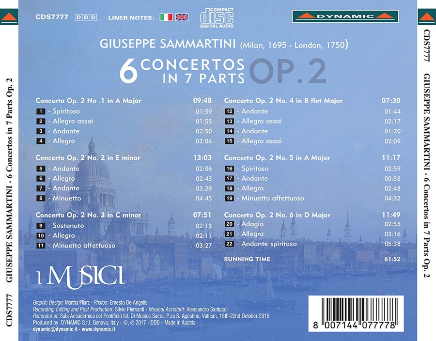 Sammartini: 6 Concertos in 7 parts op. 2 - slide-1
