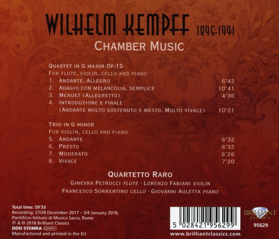 Kempff: Chamber Music - slide-1