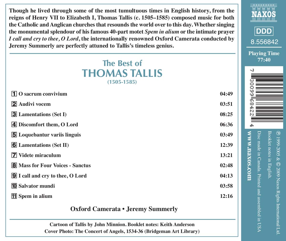 THE BEST OF TALLIS - slide-1