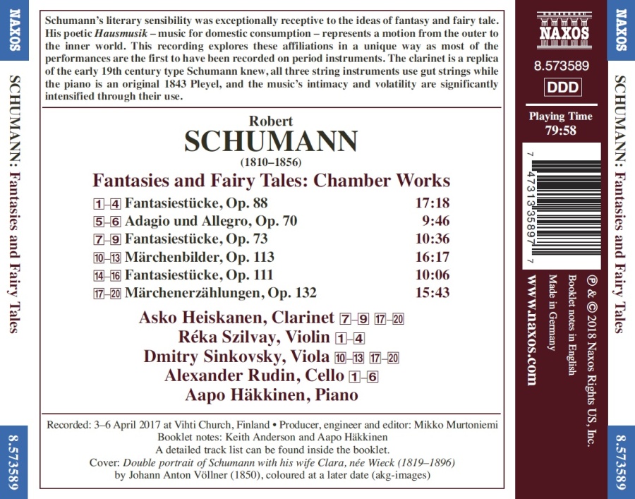 Schumann: Fantasies and Fairy Tales - Chamber Works - slide-1