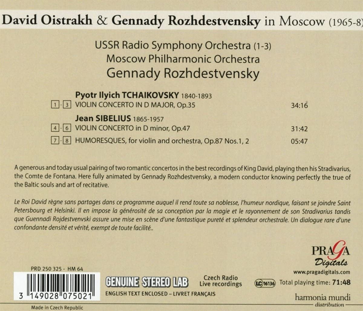Tchaikovsky & Sibelius: Violin Concertos - slide-1