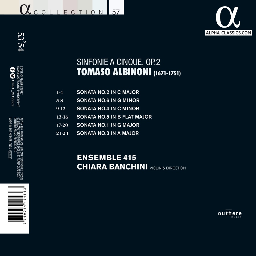 Albinoni: Sinfonie a Cinque Op. 2 - slide-1