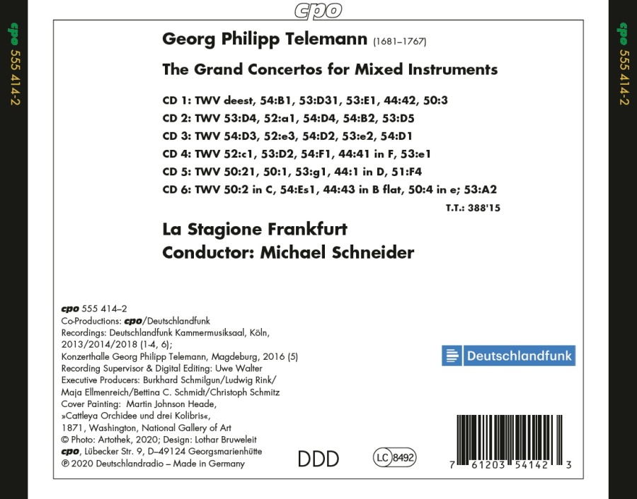 Telemann: The Grand Concertos for Mixed Instruments - slide-1