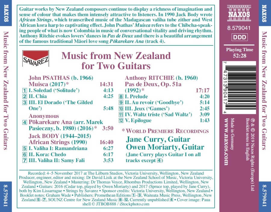 Music from New Zealand for Two Guitars - slide-1