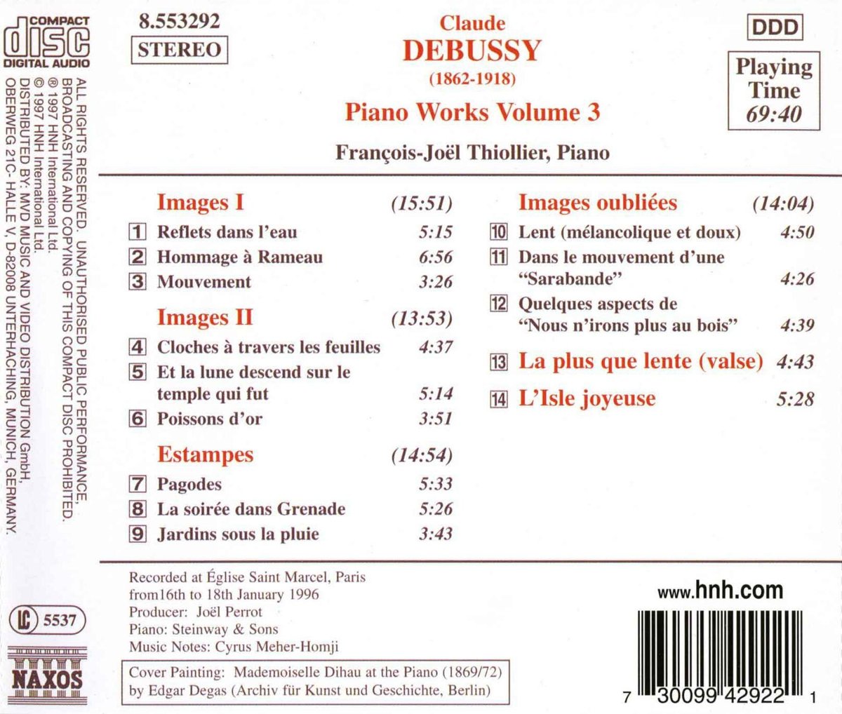 DEBUSSY: Piano Works vol. 3 - slide-1