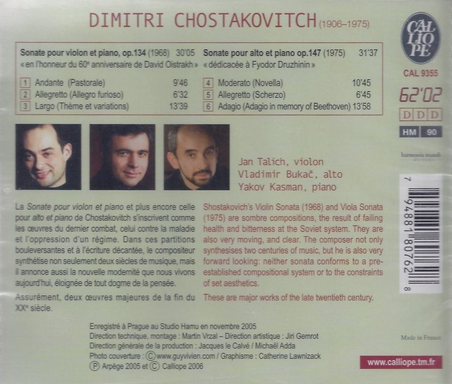 Shostakovich: Violin & piano sonatas - slide-1