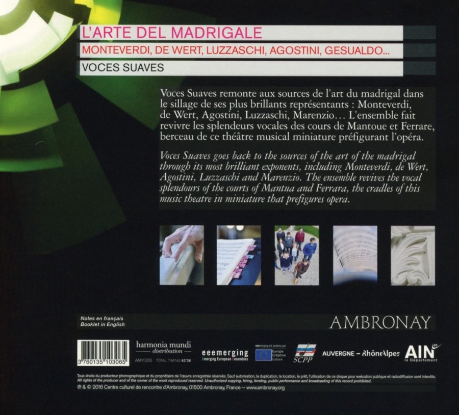 L'arte del madrigale – Monteverdi, de Wert, Agostini, Luzzaschi, Marenzio … - slide-1