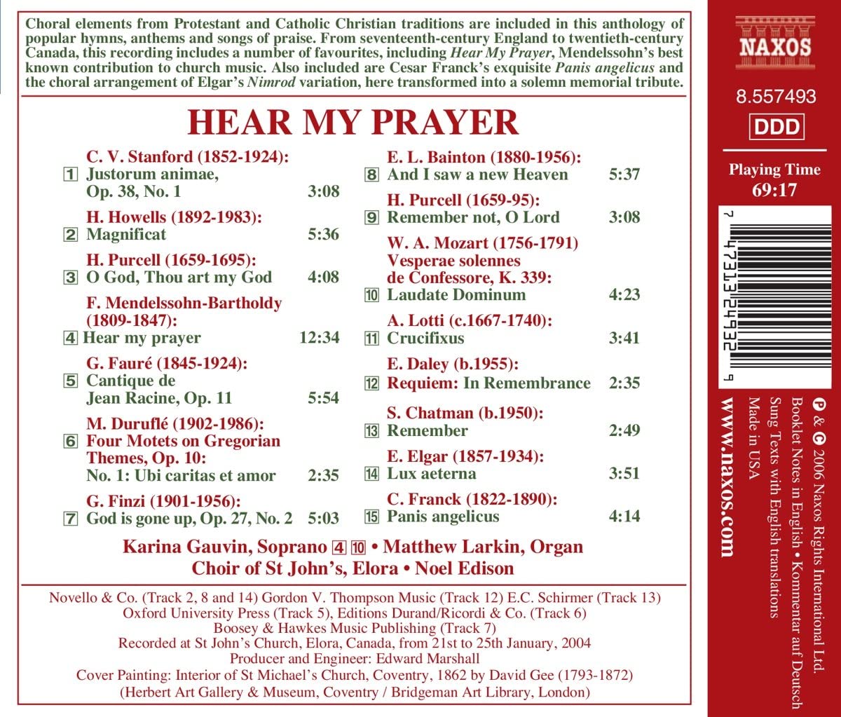 HEAR MY PRAYER - Hymns and Anthems - slide-1