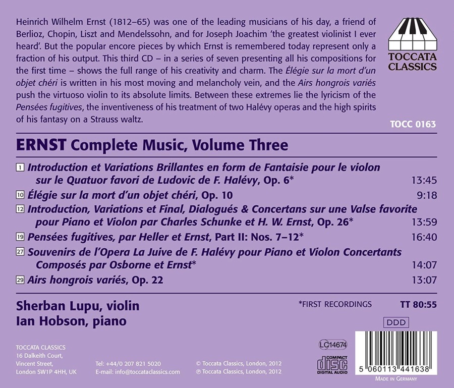 Ernst: Complete Music Vol. 3 - slide-1