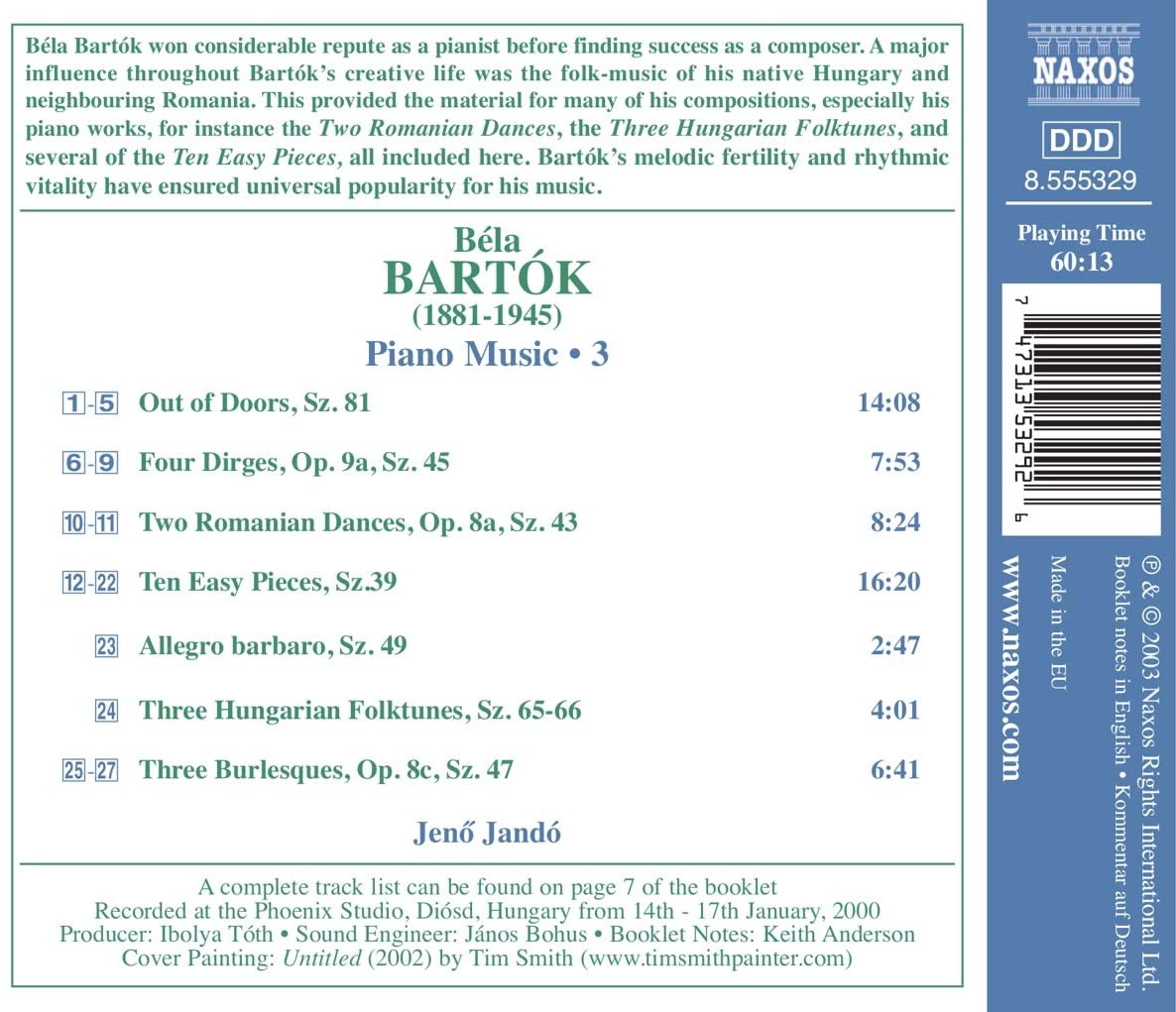 BARTOK: Piano Music Vol.3 - slide-1