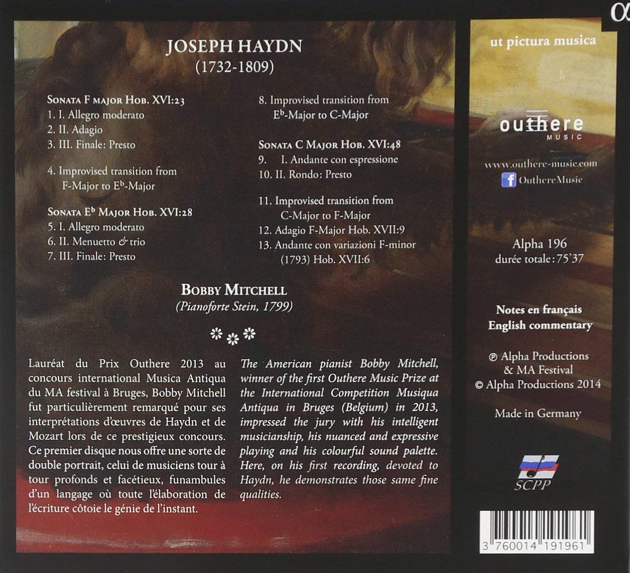 HAYDN: Fortepiano Sonatas, Adagio & Variations - slide-1