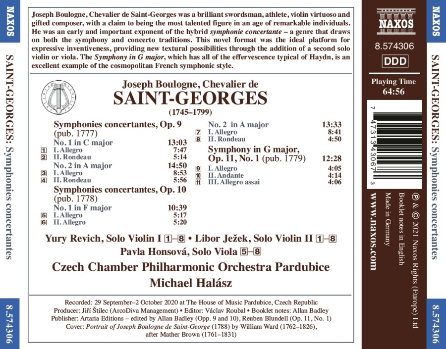 Saint-Georges: Symphonies concertantes - slide-1