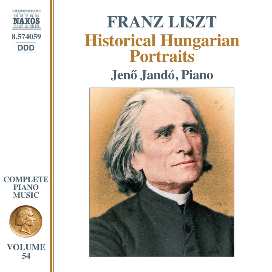 Liszt: Historical Hungarian Portraits - Complete Piano Music Vol. 54