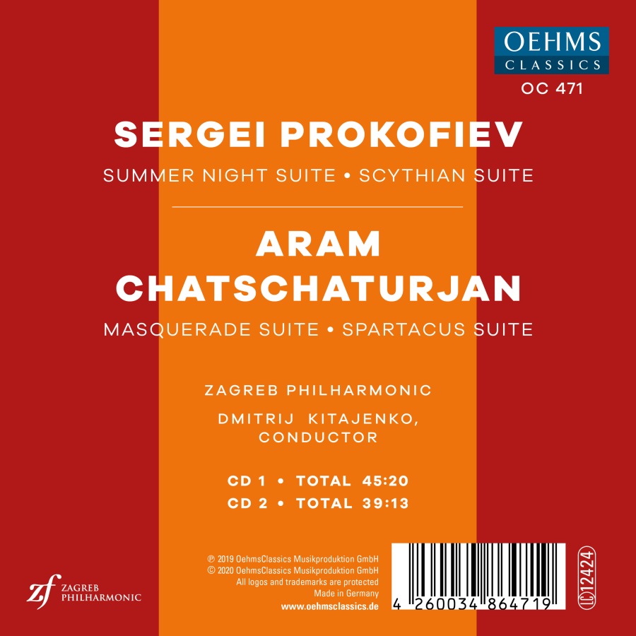 Prokofiev / Khachaturian Orchestral suites - slide-1