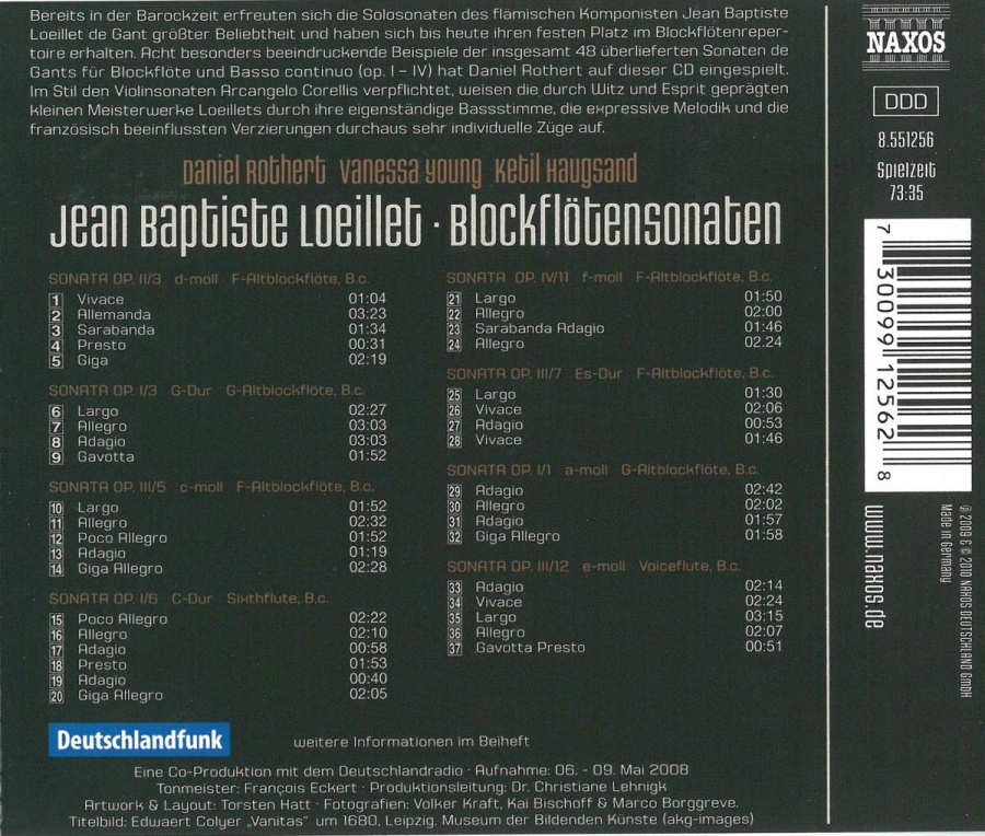 Loeillet: Blockflötensonaten - slide-1