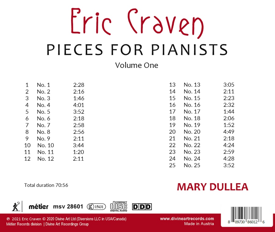 Craven: Pieces for Pianists vol. 1 - slide-1