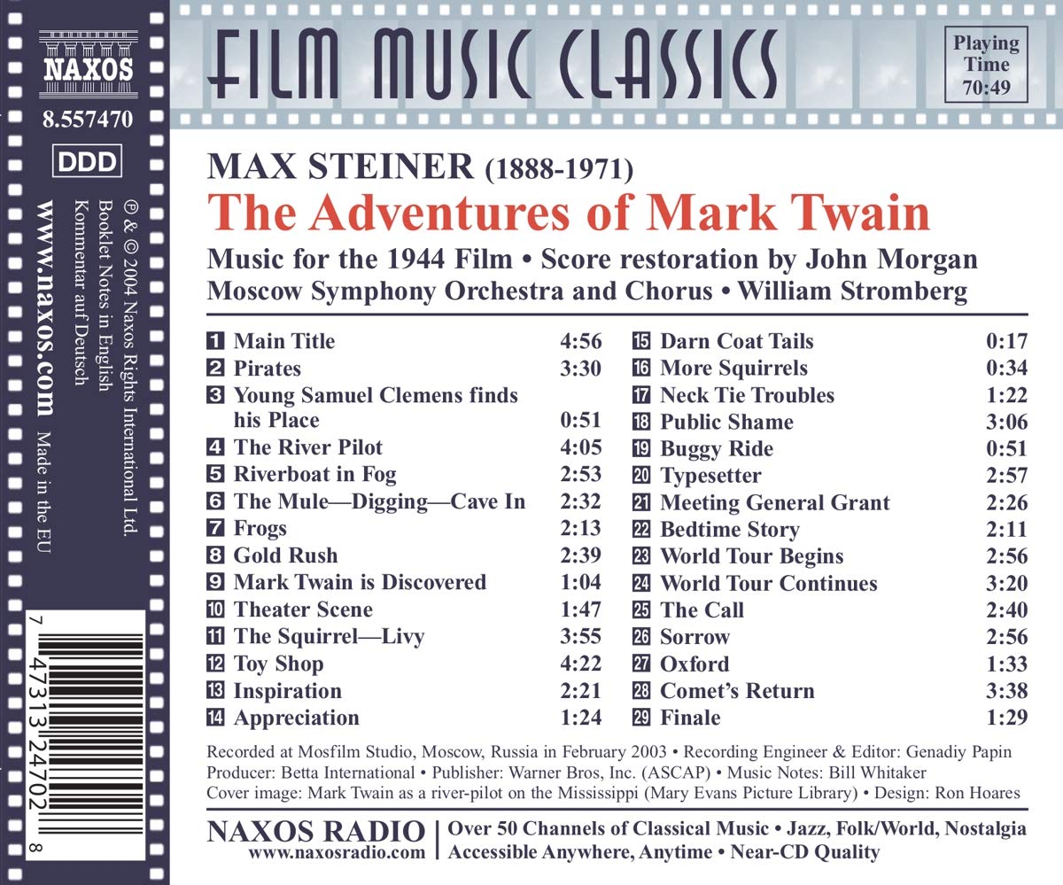 STEINER: The Adventures of Mark Twain - slide-1